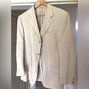 Canali silk and Linen jacket 42R